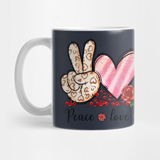 Peace Love Coffee Mug